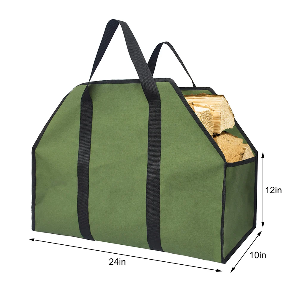 A6 Дровяная сумка, холщовая деревянная сумка, держатель дров для камины, кемпинга, деревянные печи, пляжи для камина, набор инструментов, Новинка - Цвет: A6