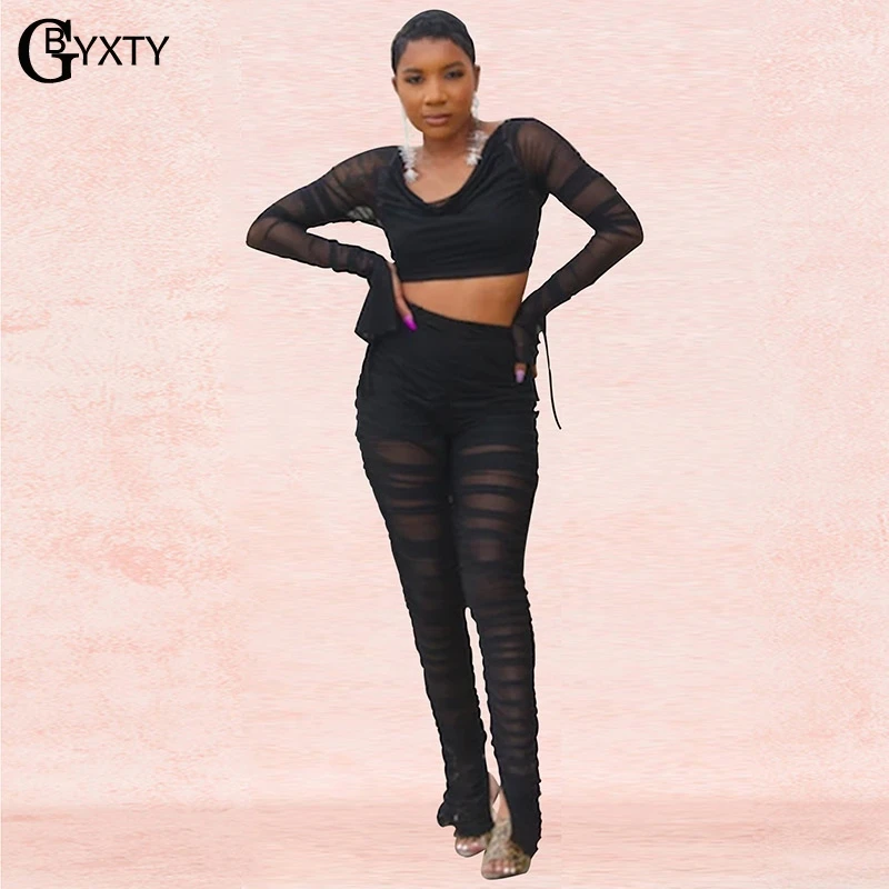 Sheer ruched pants Clearance