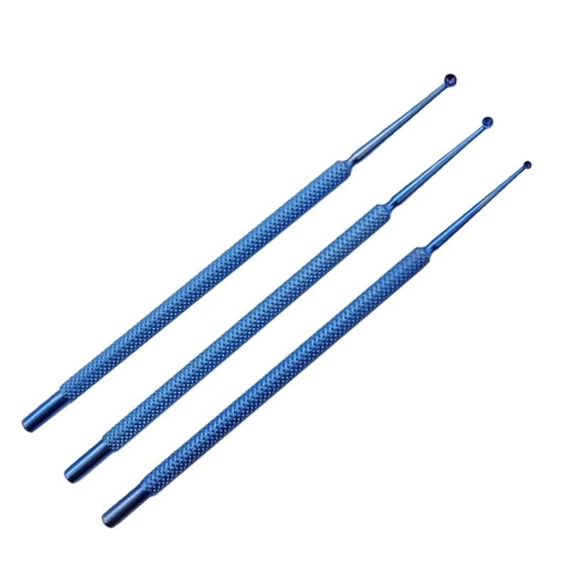 Instruments Spatula tarsus Gland Curettage Double Head Stainless Steel Scraping Teeth Titanium Alloy Surgery Tools | Красота и