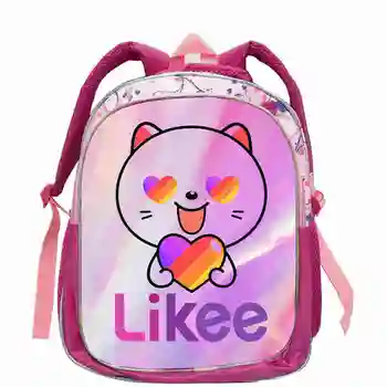 

3D Russia Type "LIKEE 1 (Like Video)" Bag for Kids Rucksack Singers Zipper Backpack School Bags for Girls Bookbag Kindergarten