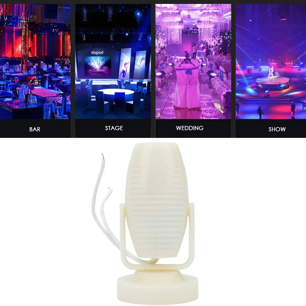 Светодиодный светильник KTV для Бальных дискотек, проекционный светильник, сценический светильник, Точечный светильник s, монохромный светильник, AC85-265V, музыкальный светильник для рождественской вечеринки