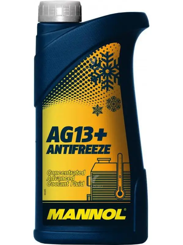 Mannol Антифриз Advanced AG13+ Концентрат охлаждающей жидкости(Long-life) желтый 1 л