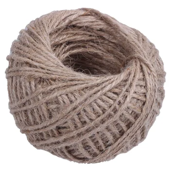 

New 100 Pcs Brown Kraft Paper Blank Tags for Wedding Gift Card Luggage Baking Craft Projects Scrapbooking DIY with Jute Twine Ba