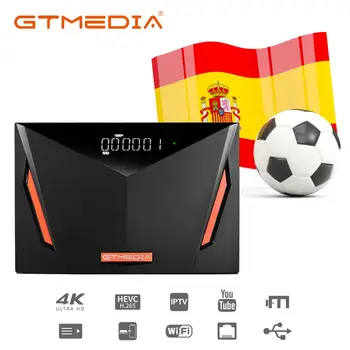 

Gtmedia V8 UHD decoder 4k satellite receiver DVB-S2 Builting wifi support H.265 DDVB-S/S2/S2X+T/T2/Cable/ATSC-C/ISDBT no app