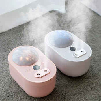 

Mist Humidifier Diffuser Wireless USB Charging Portable Office Bedroom Aromatherapy Humidifier With Projector Moisture Maker