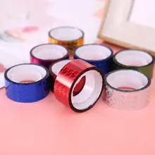 Художественная гимнастическая декорация голографическая RG призматическая Блестящая лента обручи палка DIY гимнастическая лента