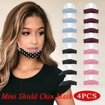 

skin care mask 4pc Daily Restaurant Canteen Mask Clear Visible Breathable Mini Shield Chin Mask mascarilla mascara facial masque