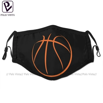 

Basketball Mouth Face Mask Basketball Facial Mask Fashion Funny with 2 Filters for Adult