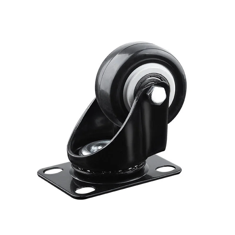 4pcs/set 1.5 Inch 2 Inch 3 Hotel Trolley Pulley Double Bearing High Quality Load-bearing Casters Accessory Tools E12154