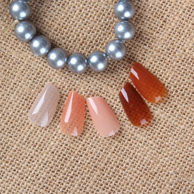 Cor da Mistura Unhas Extensão Embeber Fora Material Lábio Etiqueta Forma Cobertura Completa Estilo Francês 240 Pçs - Caixa Gel x 7 Gel x unhas extensão embeber fora material