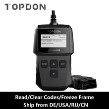 TOPDON AL200 полный OBD2 сканер Авто Сканнер для диагностики