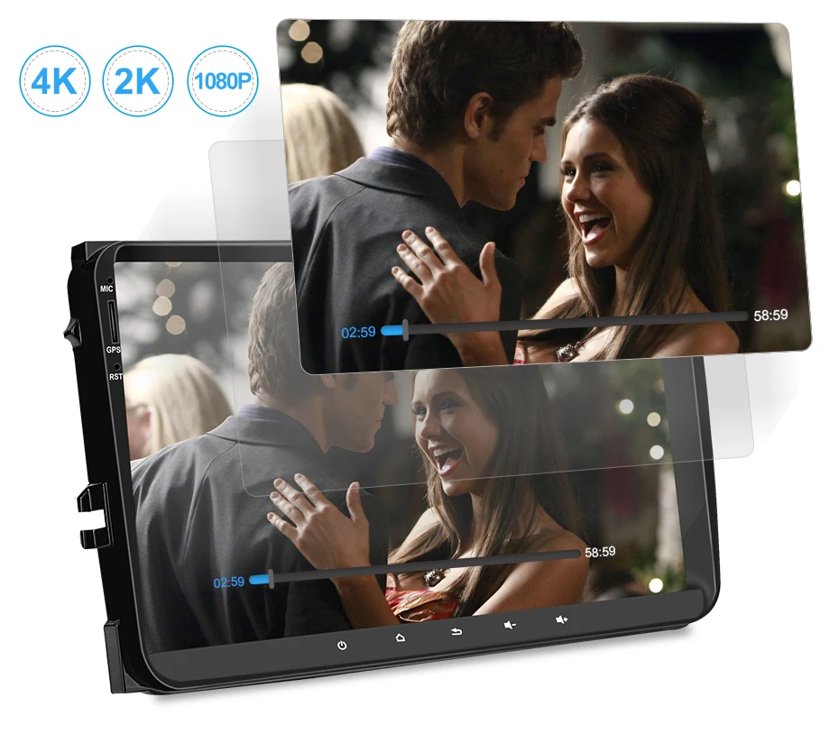 Cheap Android 9.0 Car Multimedia Player Navigation Car Radio 2 Din Stereo DVD For Mercedes Benz SMART 2016 VW Touareg Multivan T5 2010 19