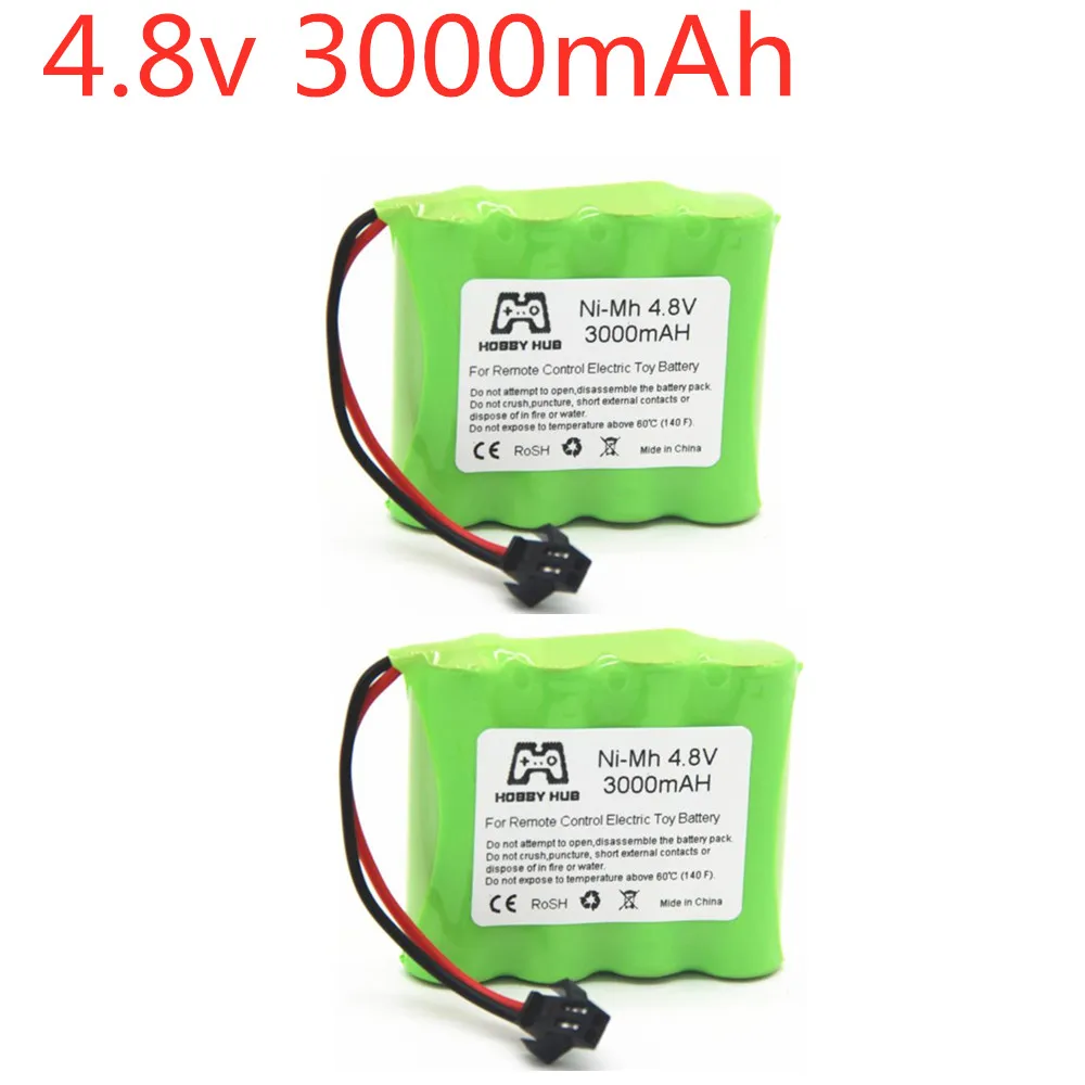 4,8 v 3000mah NiMH Ni-MH аккумулятор с зарядным устройством для радиоуправляемых игрушек, автомобилей, танков, роботов, лодок, пистолетов Ni-MH AA 4,8 v перезаряжаемый аккумулятор - Цвет: Бургундия