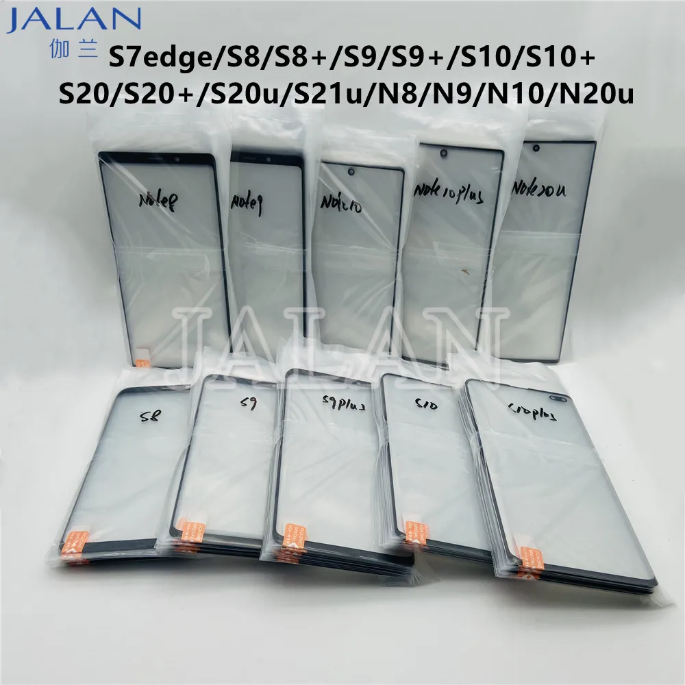 2 Pezzi Di Vetro Frontale Riverniciato Per Samsung Note 8 9 10 10 + S21 S20 Note20 Ultra S10 S9 S8 Plus Display Lcd Touchscreen Riparazione Vetro