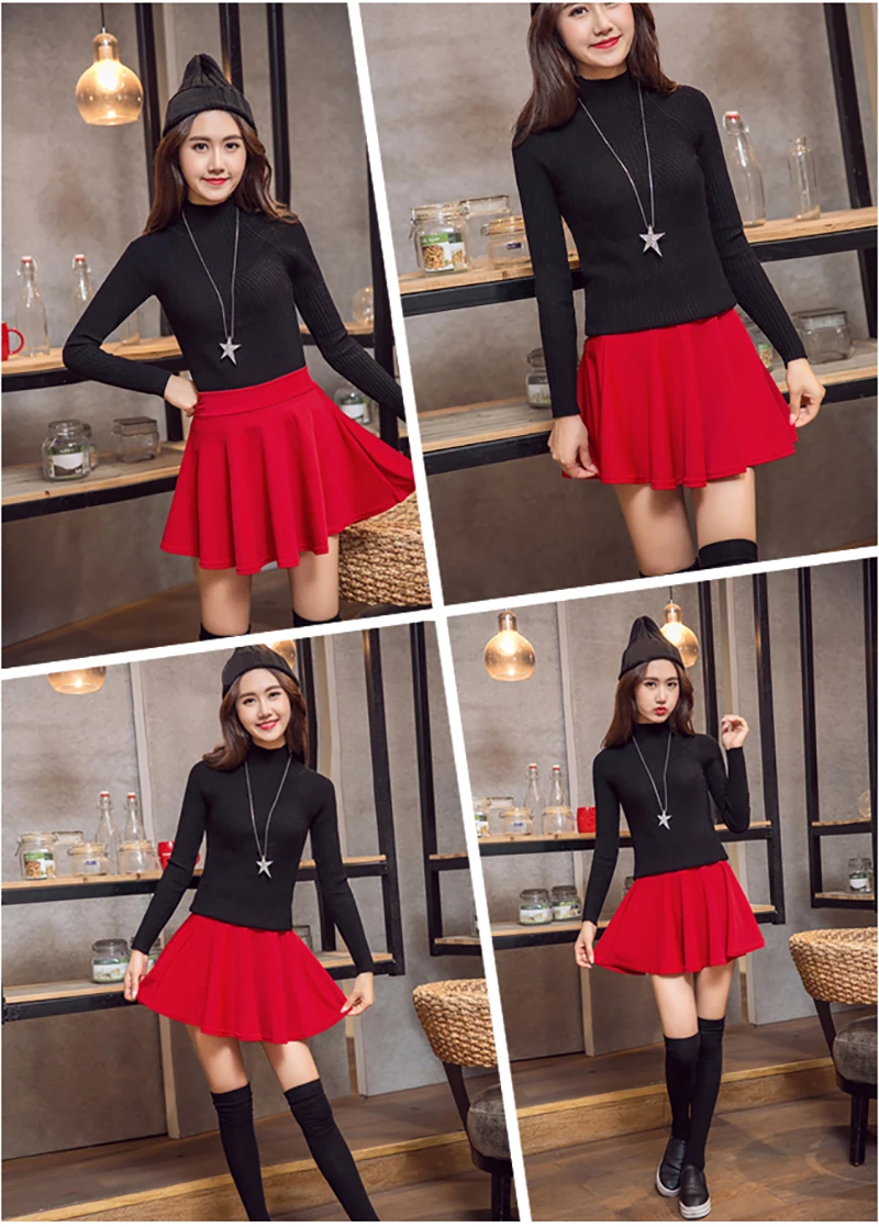 black tennis skirt Black Skirts Womens Plus Size Tutu School Short Skirt Girl Spring Autumn Pleated Shorts Skirts Mini Saia High Waist Faldas Mujer long skirts