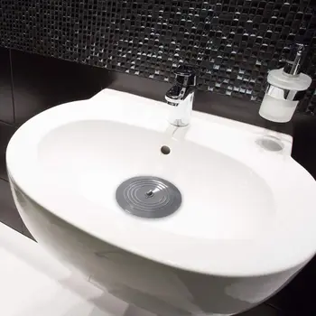 

Round 15cm Silicone Floor Drain Cover 4 Colors Optional Flat Sink Plug Close To The Leak-Proof Silicone Floor Drain Cover