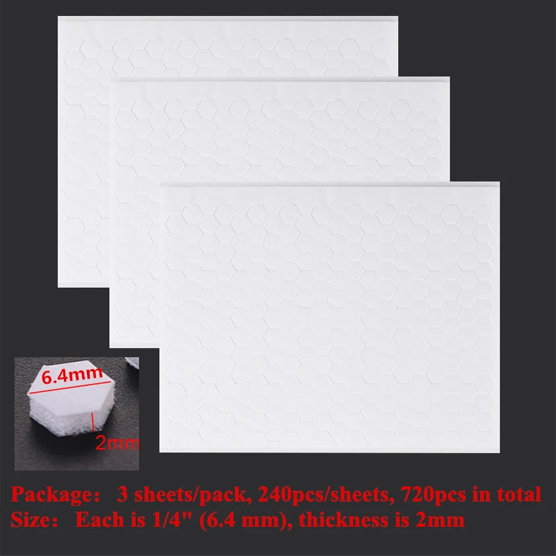 6 Sheets Black White 3D Double Sided Adhesive Foam Squares For Adding  Dimension To Cards Permanent Dimensional Adhesives 1mm 2mm