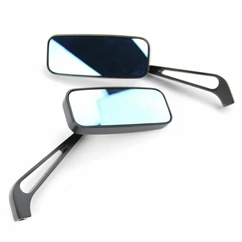 

2x Motorcycle Rear View Side Mirror Handle Bar End Left & Right For Harley/Honda
