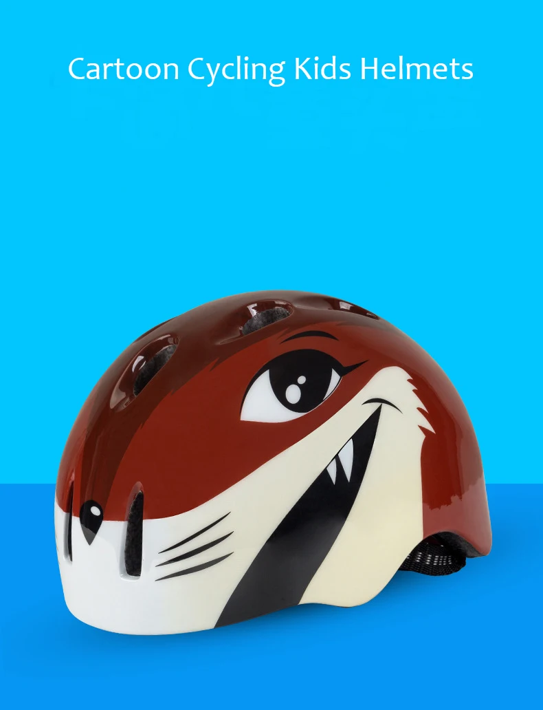 Batfox Детский велосипедный шлем сверхлегкий Регулируемый 3D мультфильм животных безопасный от 3 до 8 лет Велоспорт Casco Ciclismo детские велосипедные шлемы