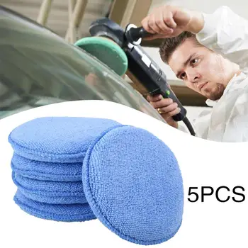 

Round Microfiber Waxing Pads Cleaning Microfiber Waxing Detailing Resplendentbest Durable Microfiber Waxing for Car Styling