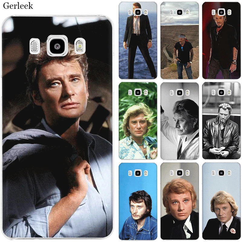 

Mobile Phone Case For Samsung J1 J2 J3 J5 J6 J7 Prime Hard Cover Johnny Hallyday Shell