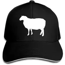 Для мужчин и Для женщин овец силуэт Бейсбол шляпа Бейсбол Кепки