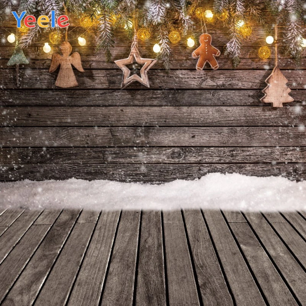 

Yeele Christmas Tree Winter Snow Backdrop Baby Birthday Party Vinyl Photography Background For Photo Studio Photophone Photocall