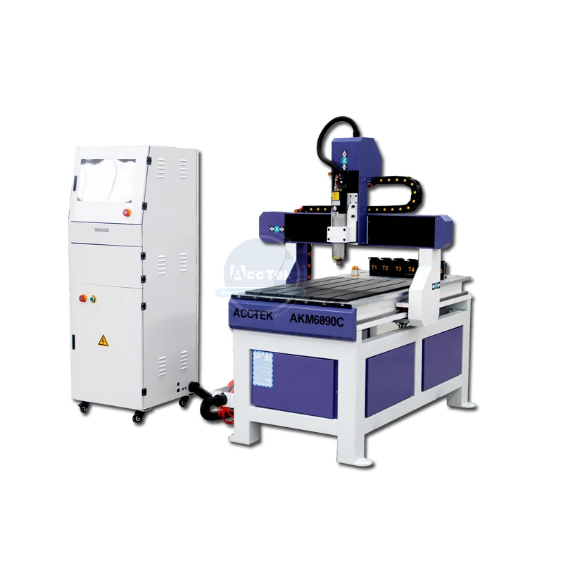 

High quality small atc cnc router auto tool changer 3D sculpture wood engraving machine AKM6090C