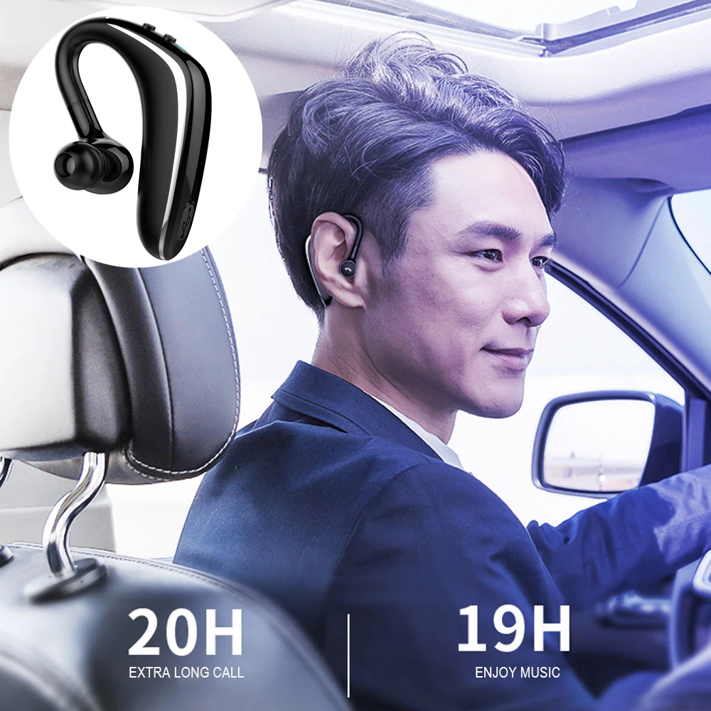 Professional Car wireless Business Bluetooth Headset With Microphone Long Standby For Business Teleconference Convenient Driving