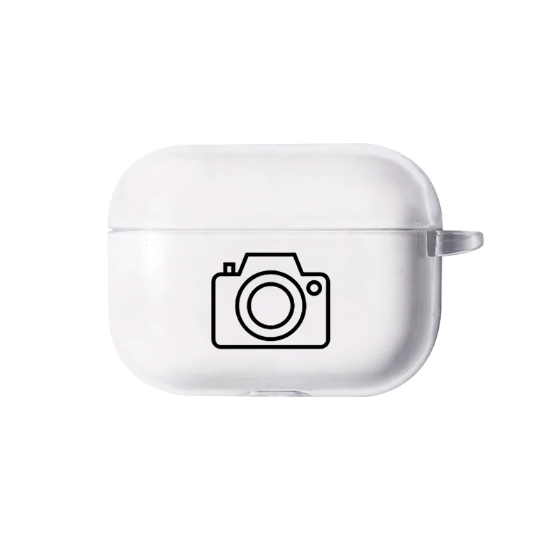 I250014 Мягкий чехол для наушников для Apple Airpods Pro, чехол, милый, карта поездки, прозрачный, Роскошный чехол для наушников Air pods Pro, чехол - Цвет: I250014