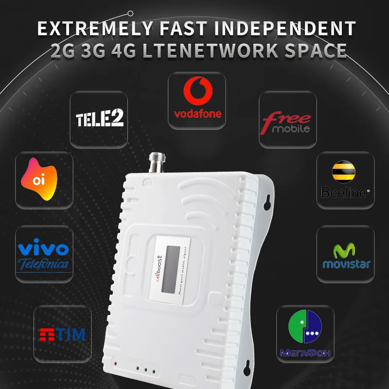 Callboost 트라이밴드 신호 향상 강화 휴대폰 네트워크 부스터, gsm 900 1800 2100 리피터, 850 1700 1900