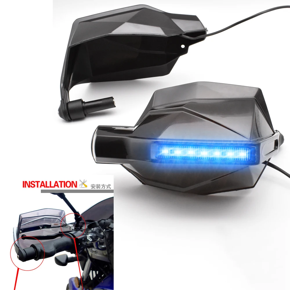 Motorcycle HandGuards Proguard System Guard Protector With Signal Light For SUZUKI RMZ250 RMZ450 DRZ400SM RMZ 250 450 DRZ 400 SM |