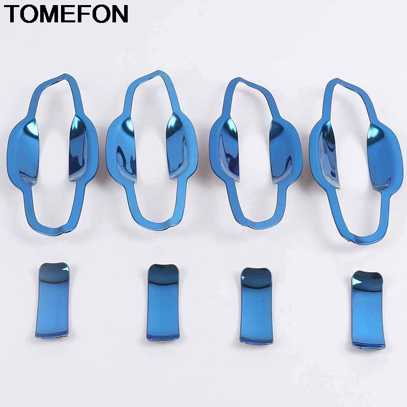 TOMEFON For Volkswagen T-Cross 2018 2019 2020 Exterior Door Handle Sequin Bowl Cover Trim Sticker Accessories Stainless Steel | Автомобили