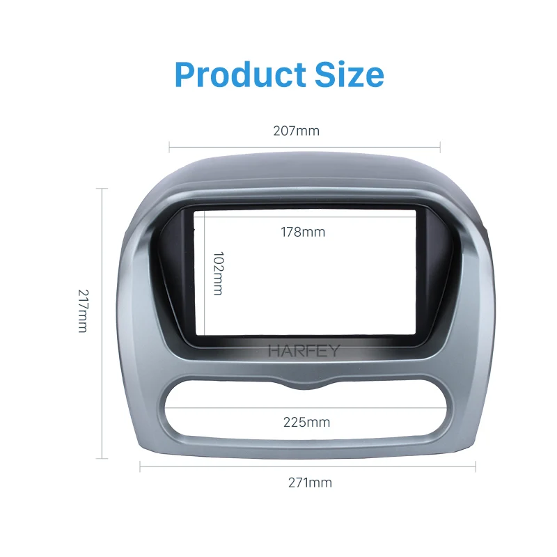 Harfey 2 Din автомагнитола фасции хорошего качества для Mitsubishi peugeot Citroen Imive 2009+ Автомобильный Стайлинг Стерео DVD рамка отделка ободок