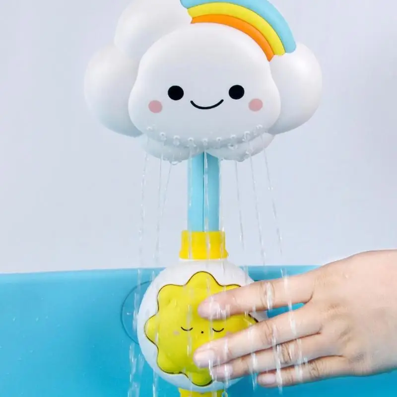 Ручная Ванна спринкер игрушка в виде облака вода играть Spary Детские аксессуары для ванной мощная присоска крепкая фиксация и долговечность