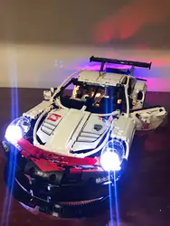 911 RSR DIY светодиодный набор для совместимых IEGOset 42096 20097 technic MOC гоночный автомобиль строительные блоки игрушки подарки