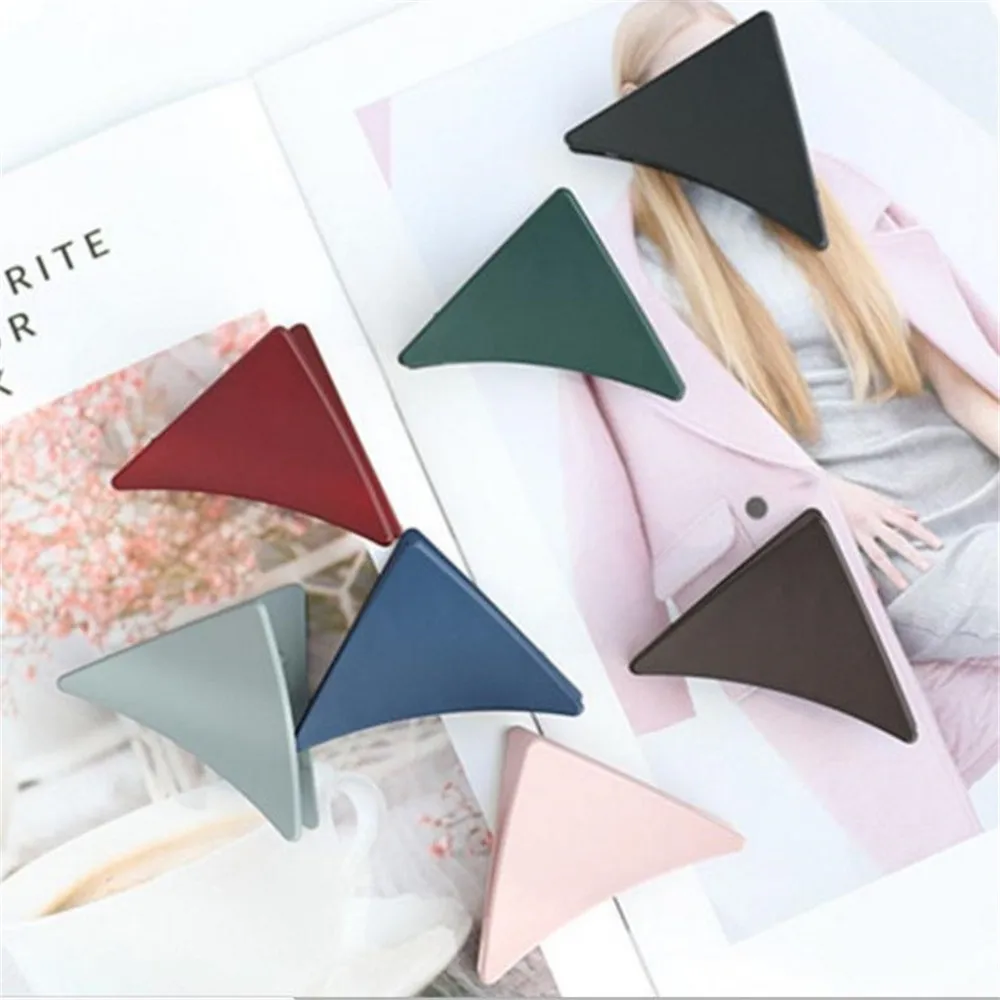 

1PC Fashion Women Girls Hair Claw Crab Plastic Large Ponytail Clip Pure Color Hairpin Barrette Crab Clamp Scrub Hair Accessories