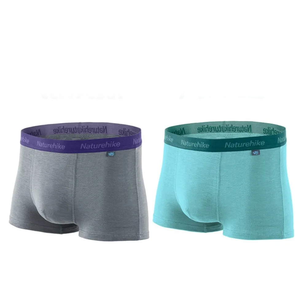 Outdoor Sports Silver Ion Men's Boxer Briefs Breathable Wicking Stretch Quick-drying Underwear