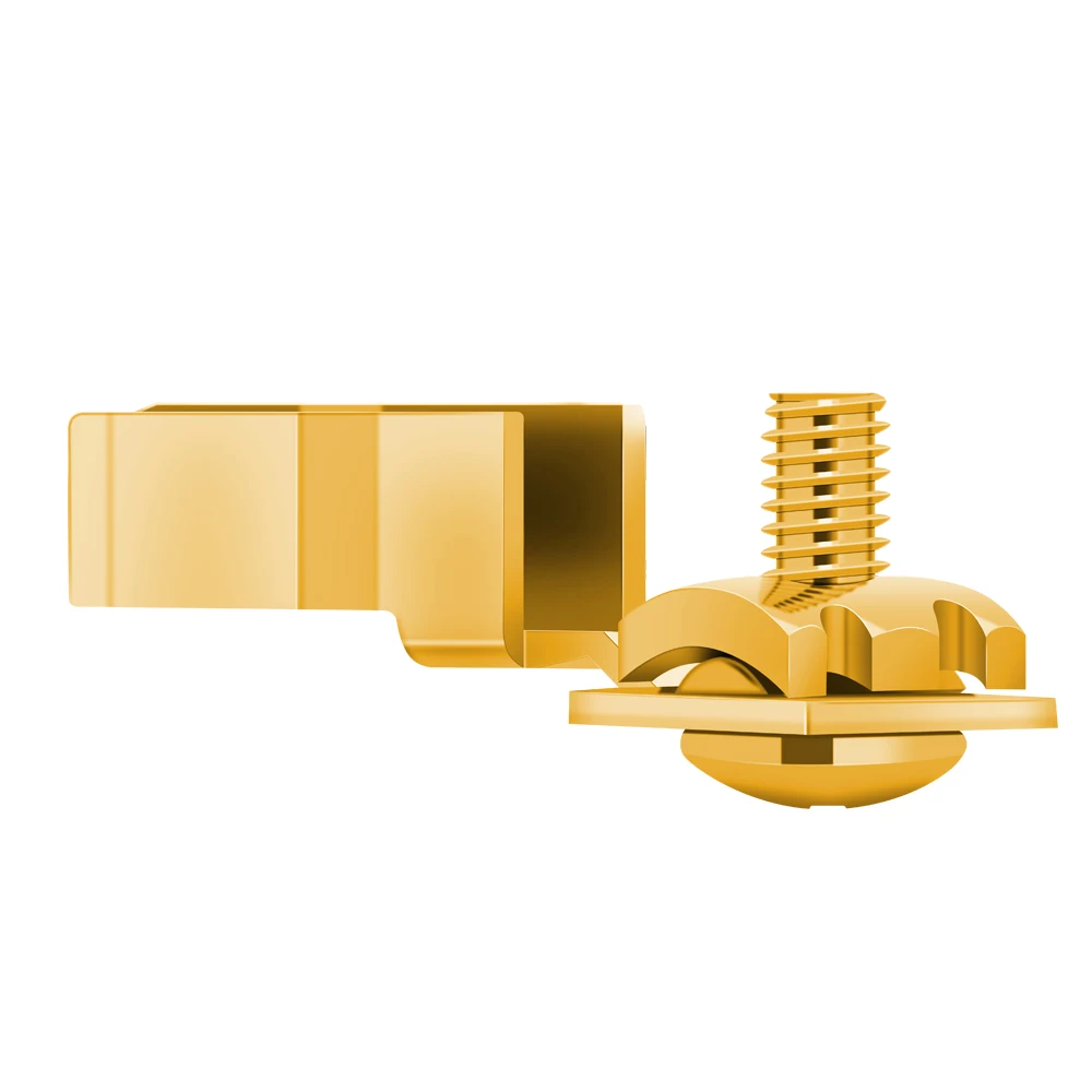 Одна пара E100 + F100 аудио 99.999% Чистая медь 4U 24K позолоченный Schuko разъем питания IEC