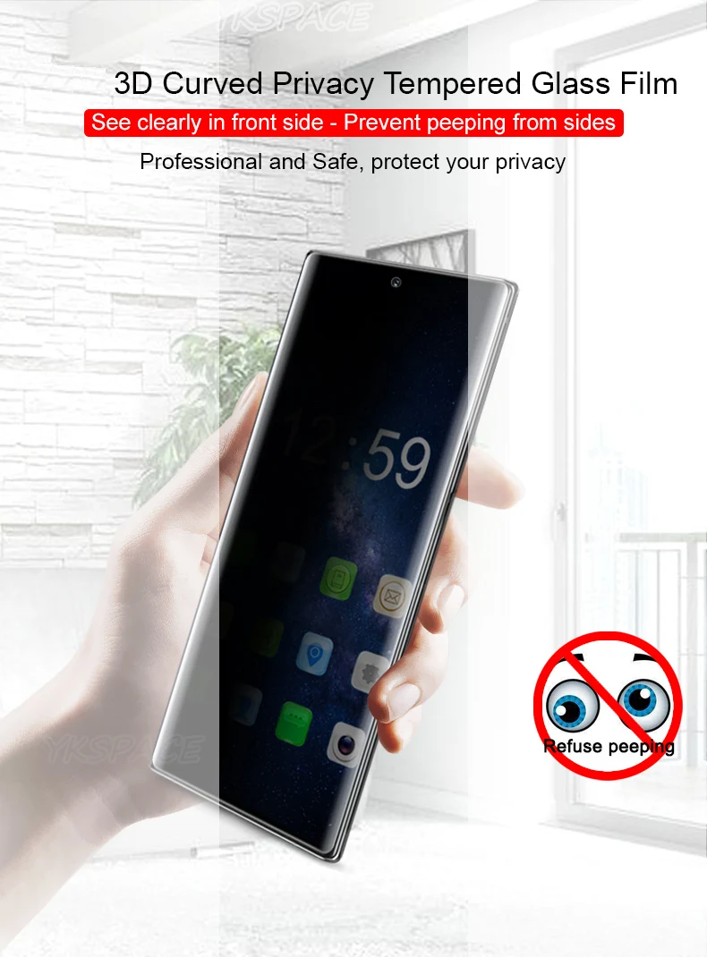 Полный жидкий клей УФ Защита экрана для samsung Galaxy Note 8 9 10 S8 S9 S10 Plus закаленное стекло против шпиона