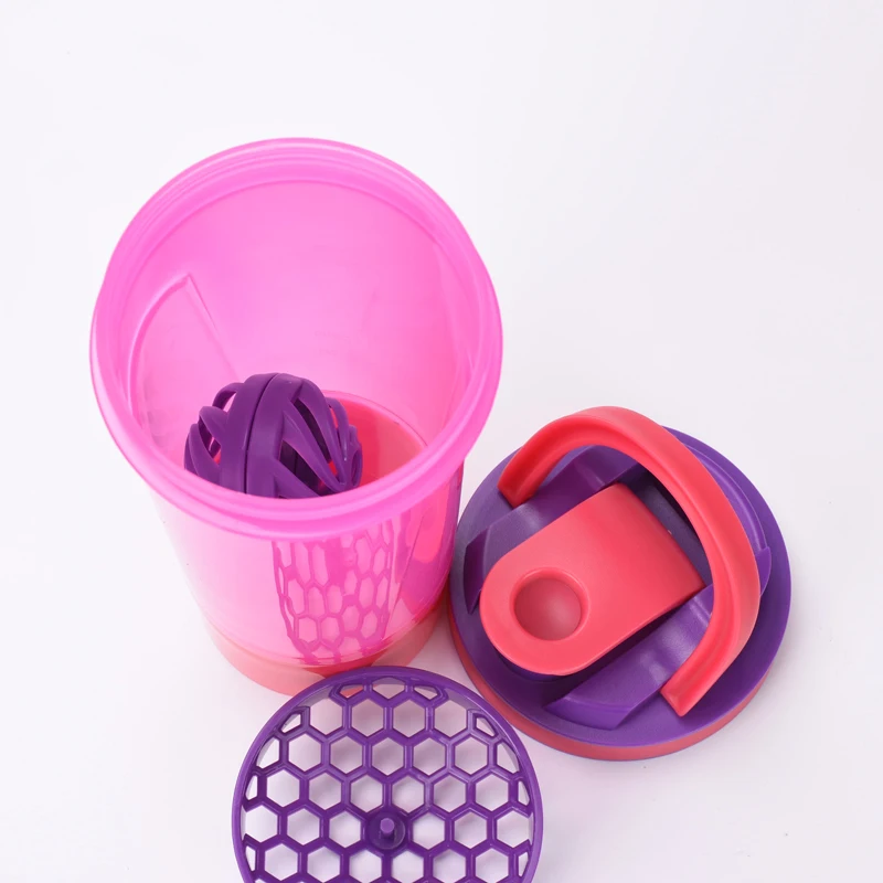 Shaker Outdoor Travel Portable Drinkware Tritan Plastic Whey Protein Powder Sport Shaker Bottle For Water Bottles With Straw