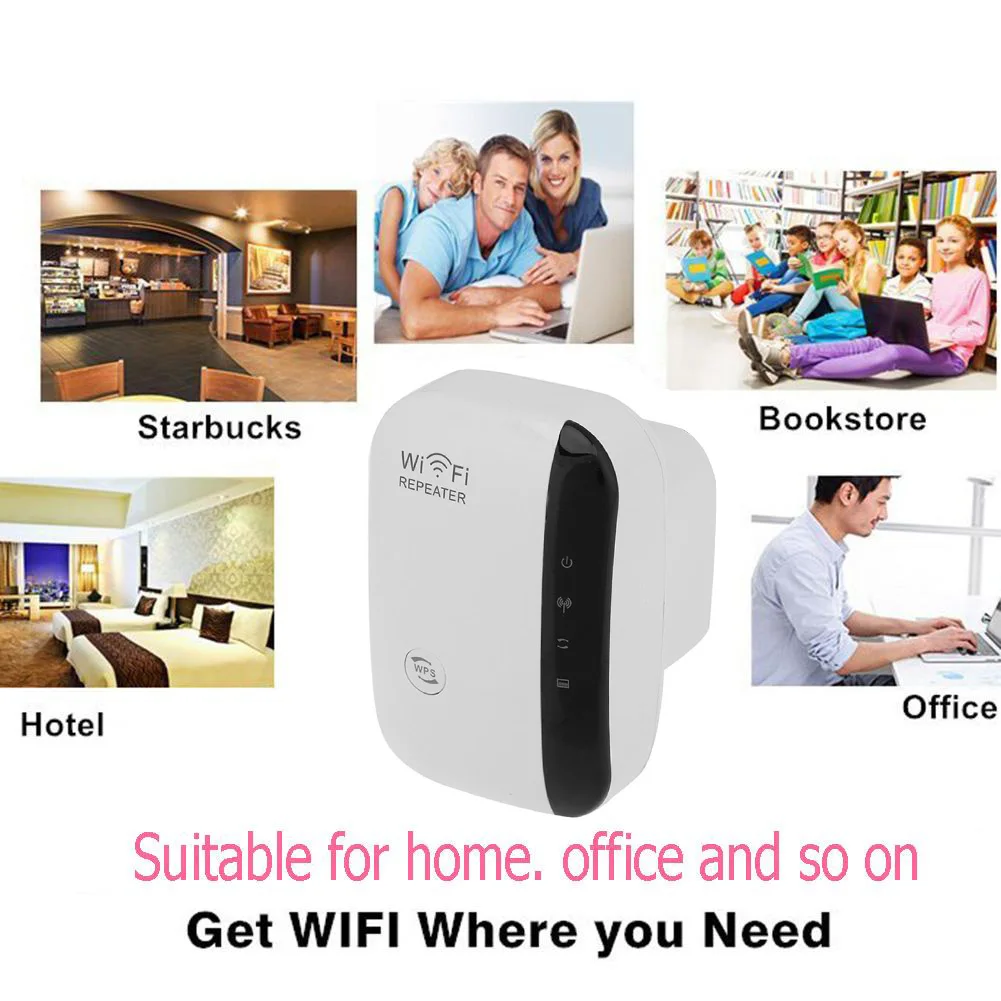 ALLOYSEED Беспроводной Wi Fi ретранслятор WiFi расширитель диапазона маршрутизатор
