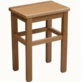 

Solid Wooden Benches Reinforced Adult Benches, Dining Tables, Benches, Stools, Small Household Japanese Benches, Fashionable Ben