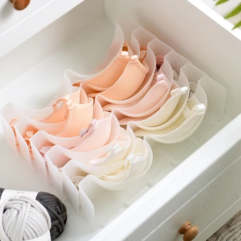 

6PC/Set Bra Box Creative Stackable Underwear Stable Multifunctional Wardrobe Finishing Combination Bra Clothes Storage Organizer