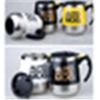 

400ML блендеры Self Stirring Magnetic Mug Creative 304 Stainless Steel Coffee Milk Mixing Cup Blender Smart Mixer Thermal Cup