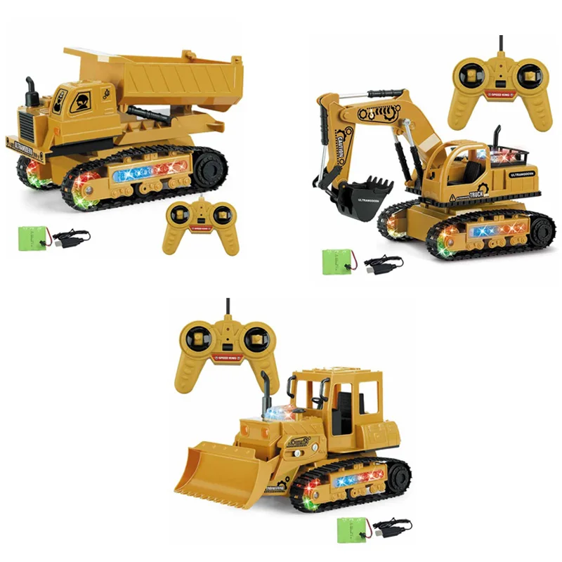 FBIL-4Ch Simulation Rc Excavator Toys With Music And Light Children'S Boys Rc Truck Toys Gifts Rc Engineering Car Tractor Toy FBIL-4Ch Simulation Rc Excavator Toys With Music And Light Children'S Boys Rc Truck Toys Gifts Rc Engineering Car Tractor Toy