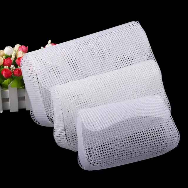 Műanyag Hálószövet Barkács Táska Szövésű Anyag Reteszes Horgos Táskák Rácshorog Kézműves Tartozékok