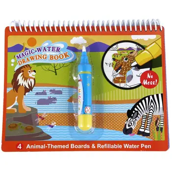 

COOLPLAY Magic Water Drawing Book Coloring Book Doodle with Magic Pen Painting Drawing Board For Kids Toys Toy Birthday Gift din