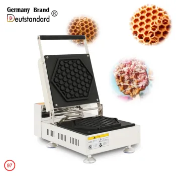 

Commercial electric honeycomb waffle maker waffle machine for sale