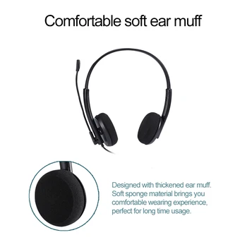 

Wired Gaming Headset USB Cable Headband Earphone Computer Gamer Headphone With Flexible Microphone for Computer Laptop